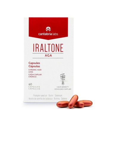IRALTONE AGA Plus Cápsulas 60u | Antiqueda Capilar