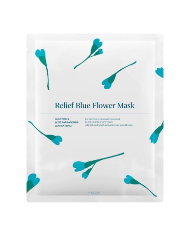 HYGGEE Relief Blue Máscara de Flores 35ml | Éclatant