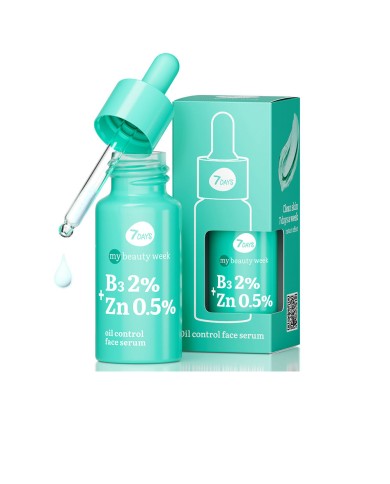 7DAYS Sérum B3 2% + Zinco 0,5% Facial 20ml | Éclatant