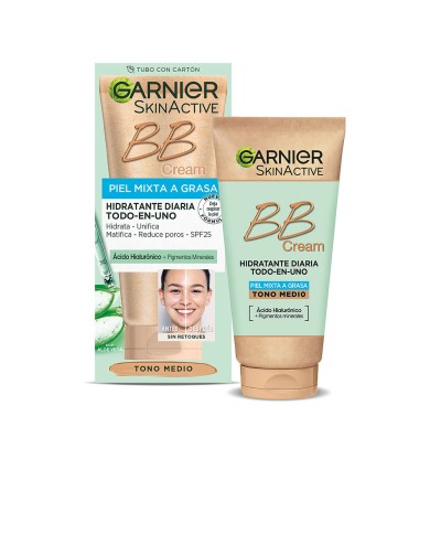 Garnier BB Cream Pele Mista/Oleosa SPF25 50ml | Éclatant