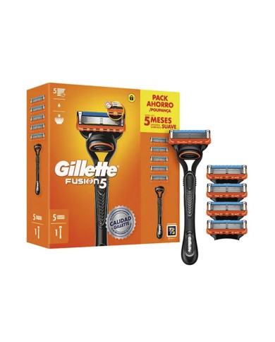 Gillette Fusion5 Máquina + 5 Recargas | Éclatant