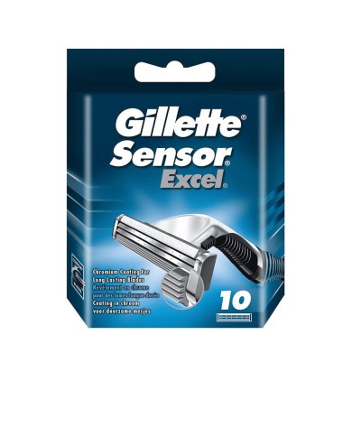 Gillette Sensor Excel 10 Recargas | Lâminas de Barbear