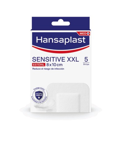 Hansaplast Sensitive XXL Pensos 8x10cm 5un | Éclatant