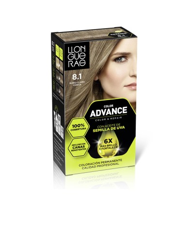 Llongueras Color Advance #8,1 Loiro Claro Cinza | Éclatant