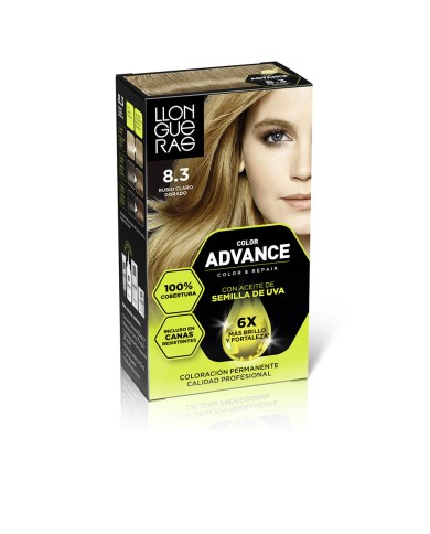 Llongueras Color Advance #8,3 Loiro Claro Dourado | Éclatant