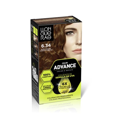 Llongueras Color Advance #6,34 Loiro Dourado Acobreado