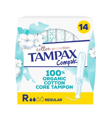 Tampax Algodão Orgânico Regular 14 un | Éclatant