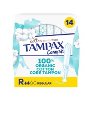 Tampax Algodão Orgânico Regular 14 un | Éclatant