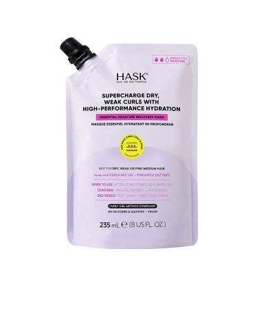 HASK TEXTURE Máscara Capilar Hidratante 235ml