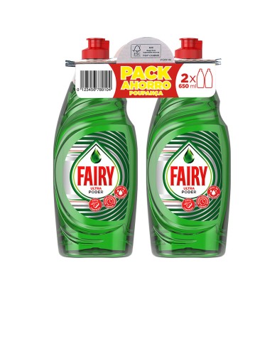 Fairy Ultra Poder Detergente Concentrado Lote 2x650ml